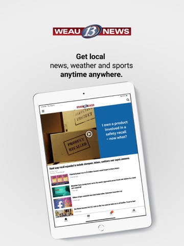 WEAU 13 News iPad screenshot