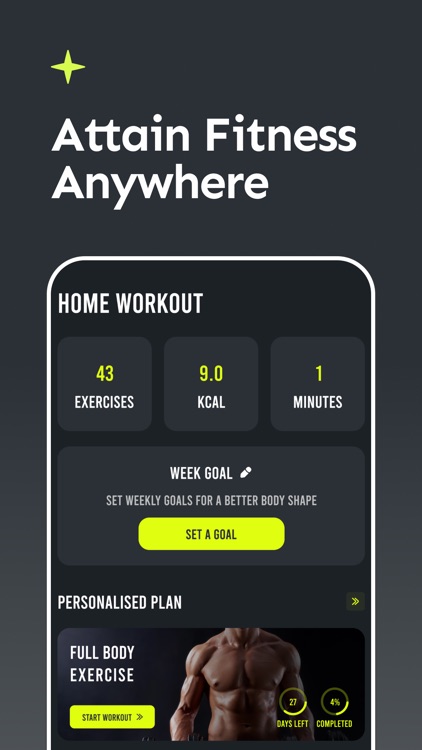 Home Workout & Planner for Men
