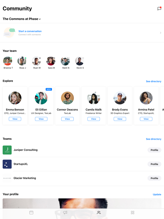 Commons at Phase iPad screenshot 6 - Productivity app