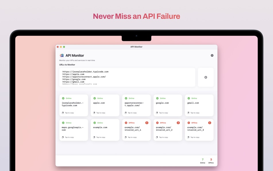 #2. API Monitor (macOS) Által: Volodymyr Sichka