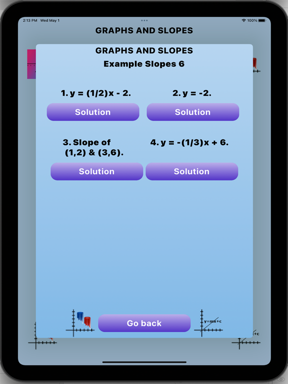 Screenshot #6 pour Graphs and Slopes