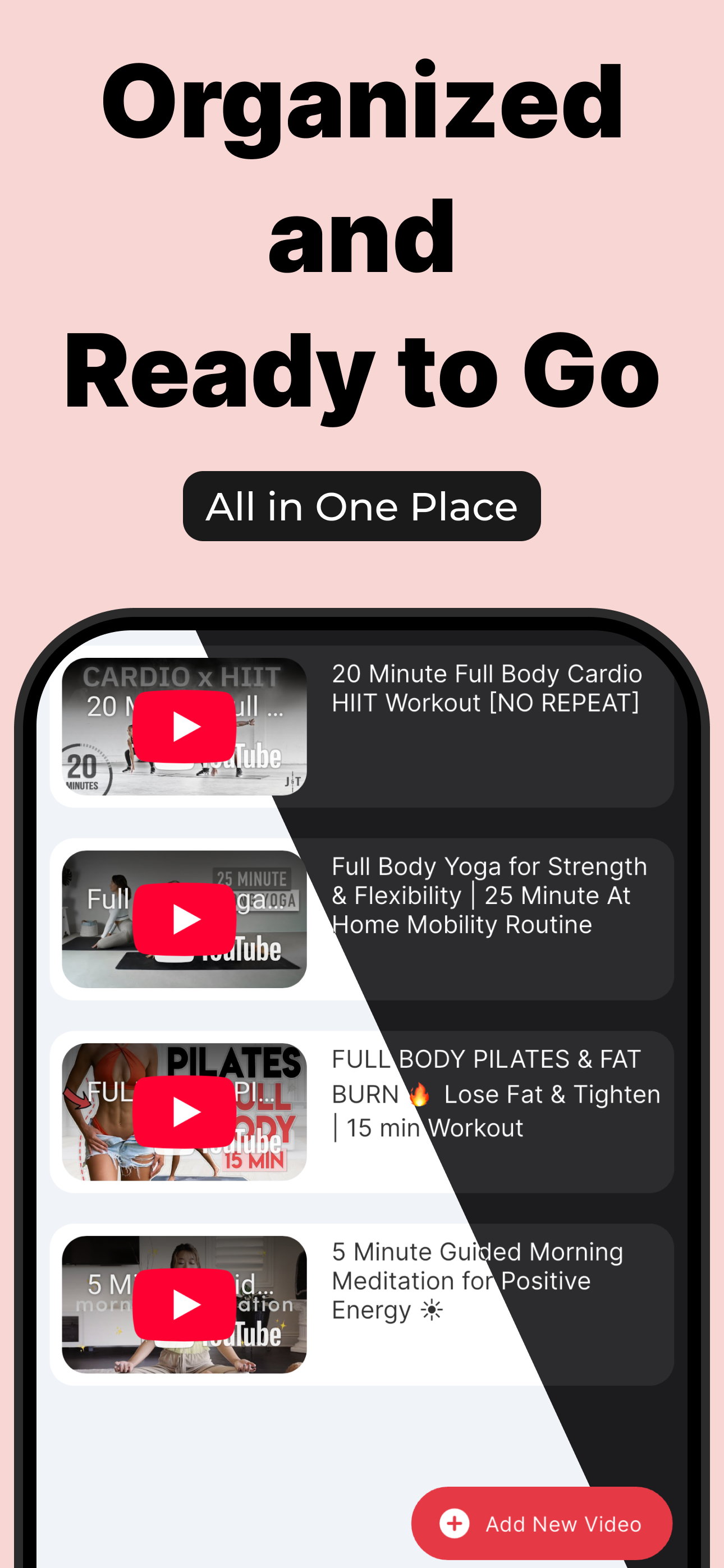 Workout Tracker for YouTube