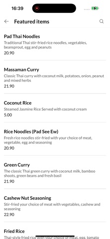 Worongary Thai Restaurant screenshot