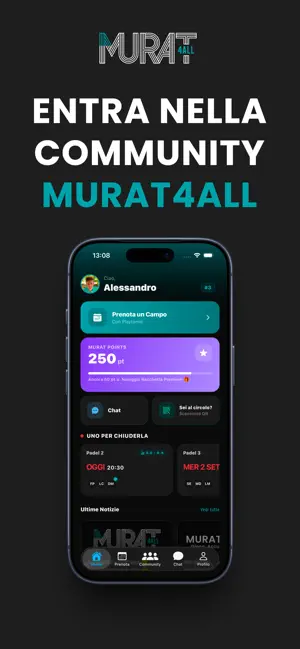 Murat4All: Padel Tennis Milano screenshot 1