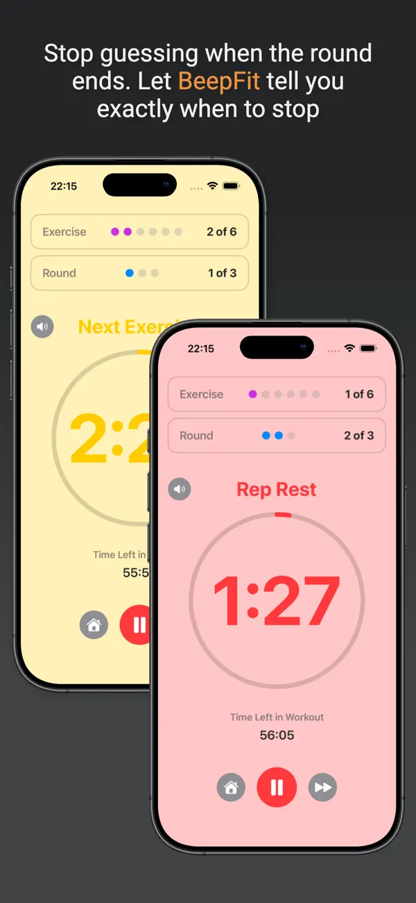 Screenshot #2 pour BeepFit Timer