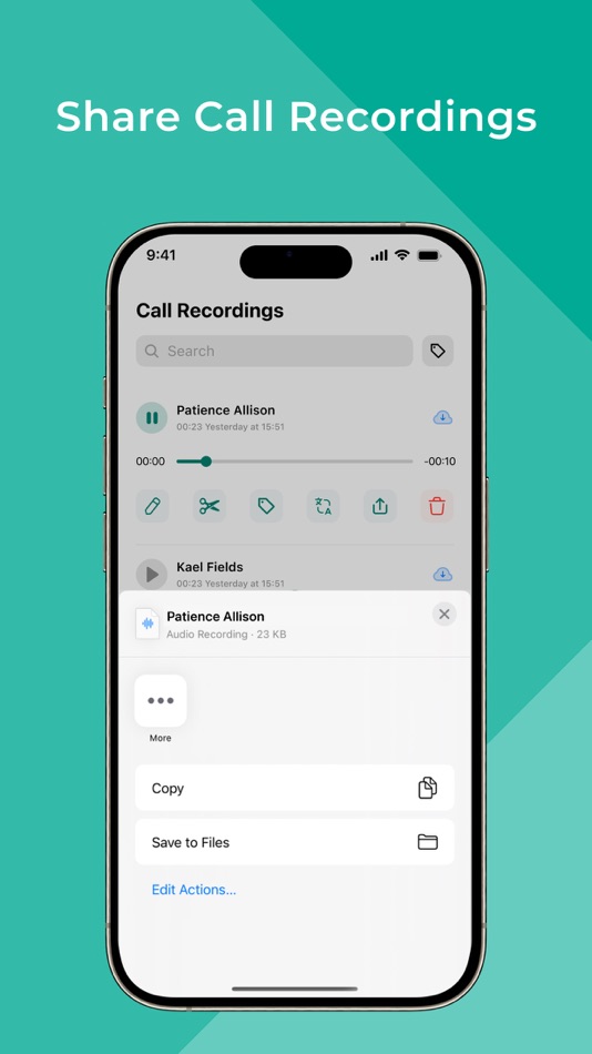 #7. Call Recorder - Callbox (iOS) Podle: Jaydeep Rathod