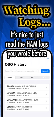 HAM Support - Powerful log app Screenshot 5 of 8