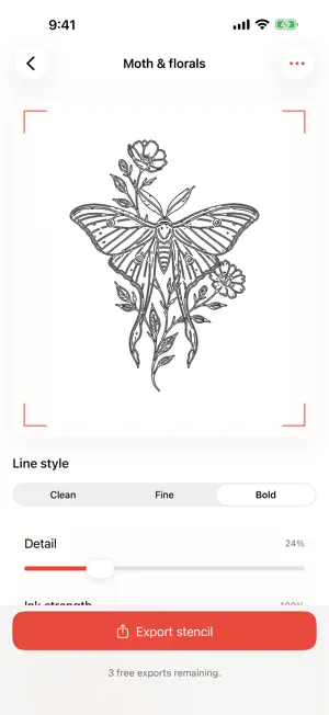 Tattoo Stencil: StencilDrop screenshot 2