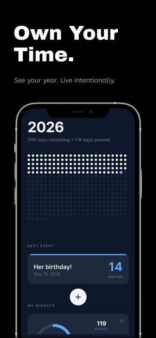 Own Your Time: Year Countdown Screenshot 1 of 6
