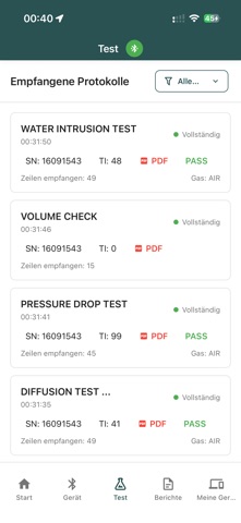 Flow Test Collector screenshot
