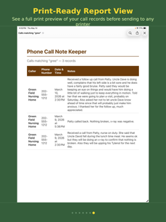 Phone Call Note Keeper screenshot 12