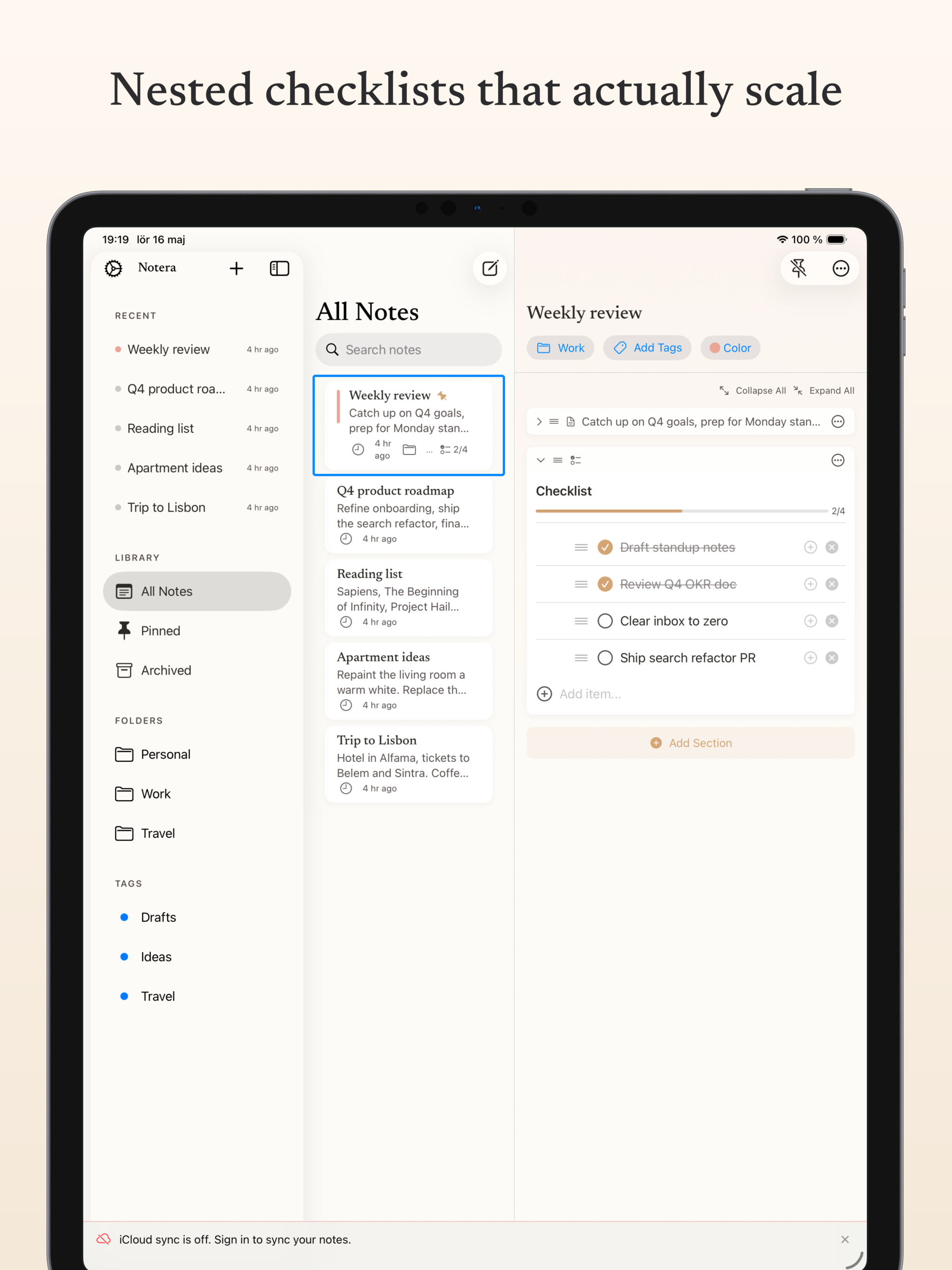 Notera - Notes & Todos
