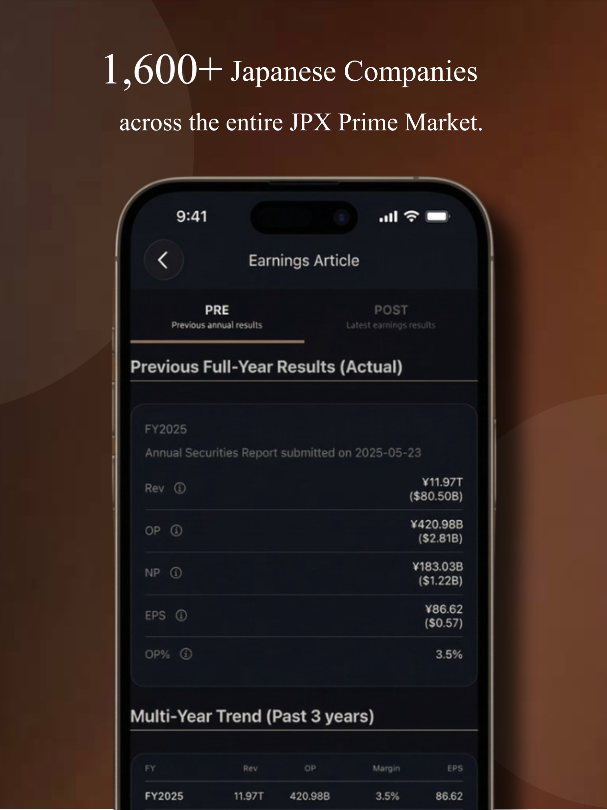 Japan Stock Tracker