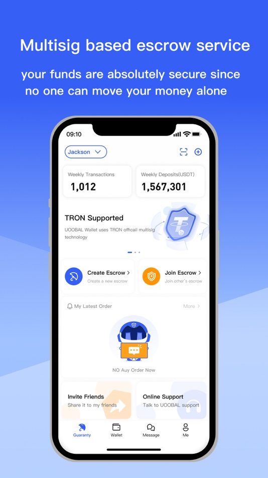 #2. Uoobal: Escrow by USDT trc20 (iOS) 由: UOOBAL PTE. LTD.