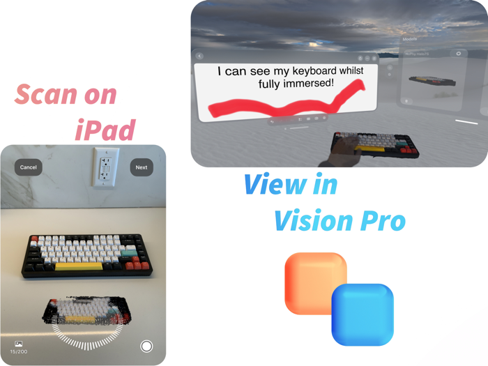 Twin Scans for Passthrough