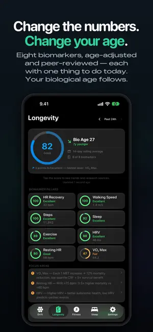 Drift: Longevity Health Coach screenshot 1