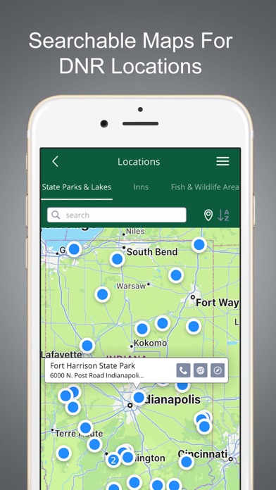 Indiana DNR Screenshot