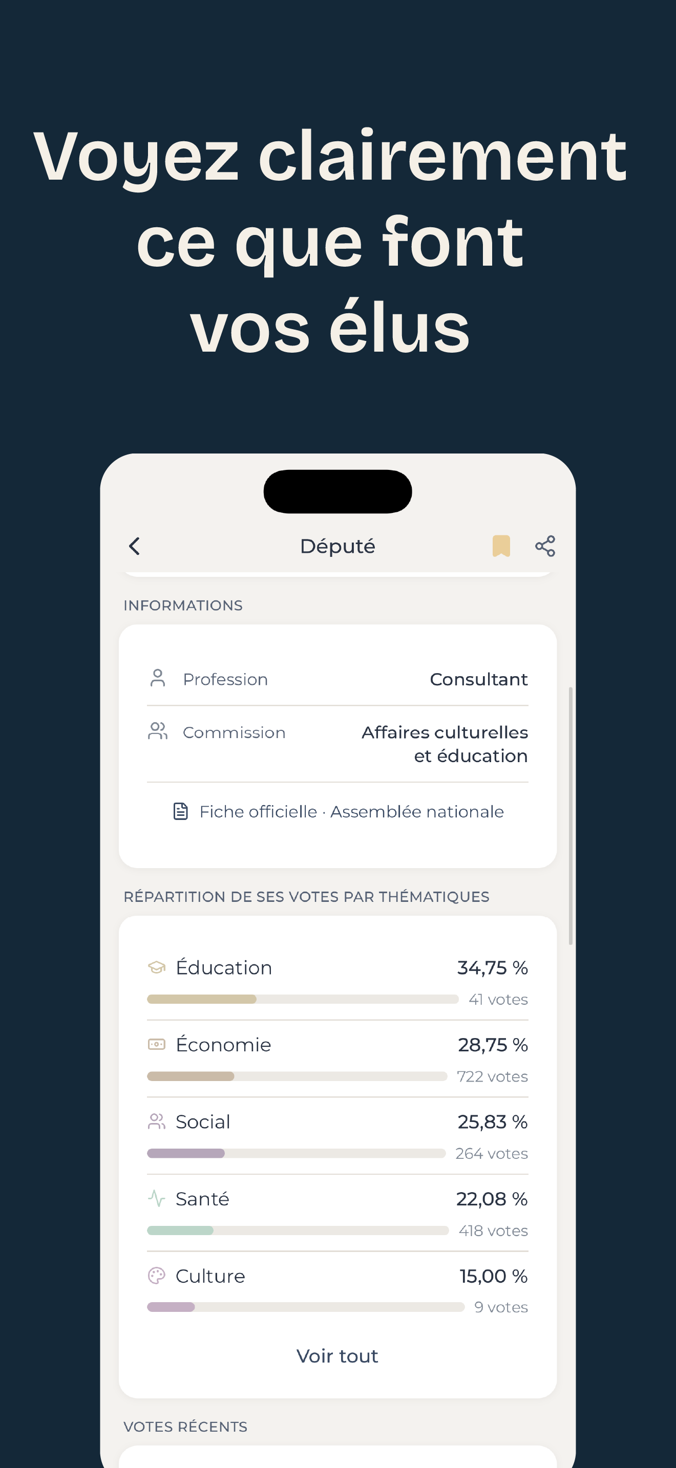 ÉluScope : votes des députés screenshot 2