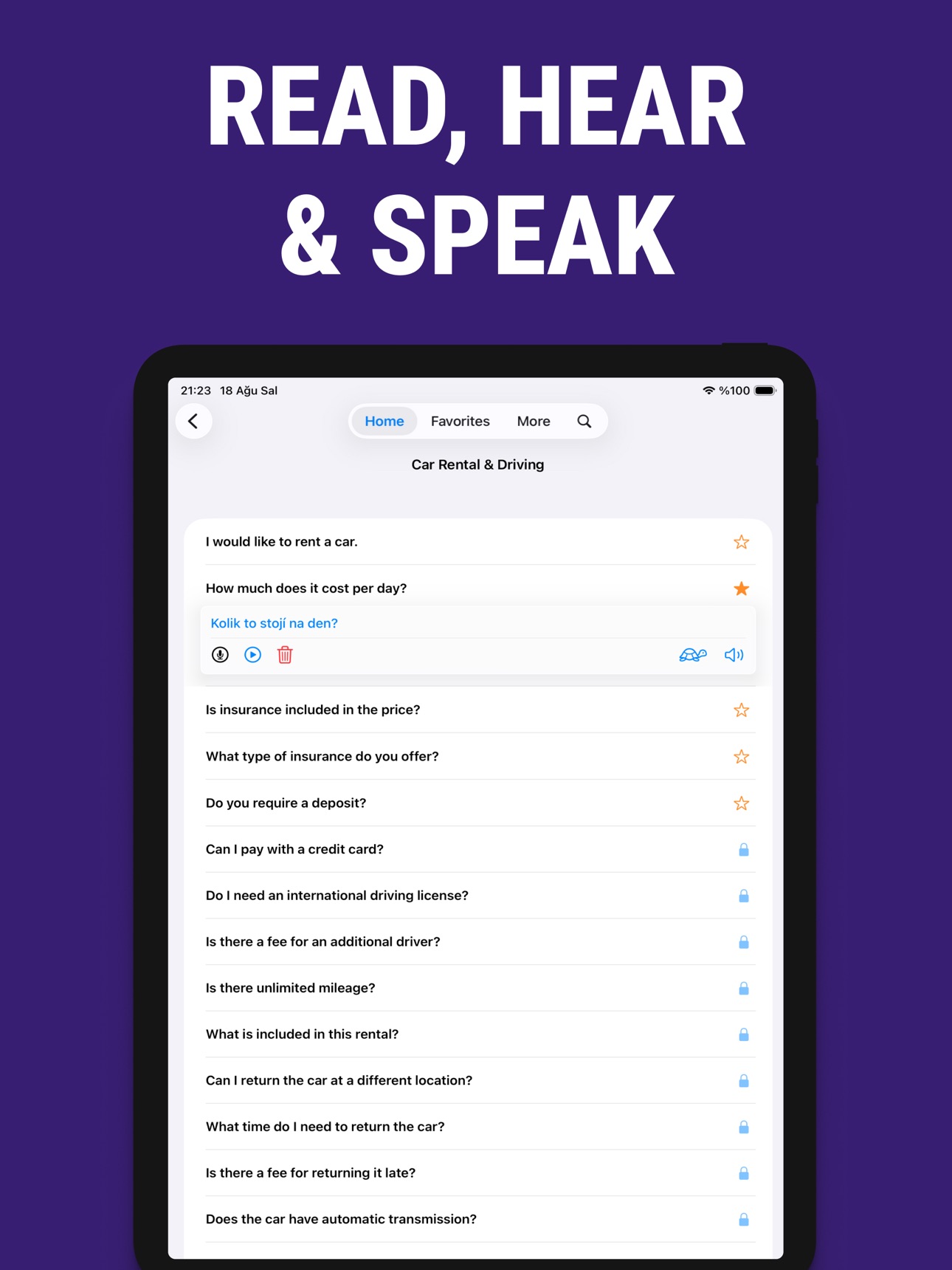 Screenshot 6 of Learn Czech Phrasebook