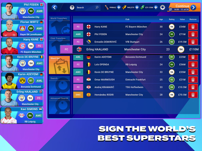 ‎Soccer Manager 2025 - Football Screenshot