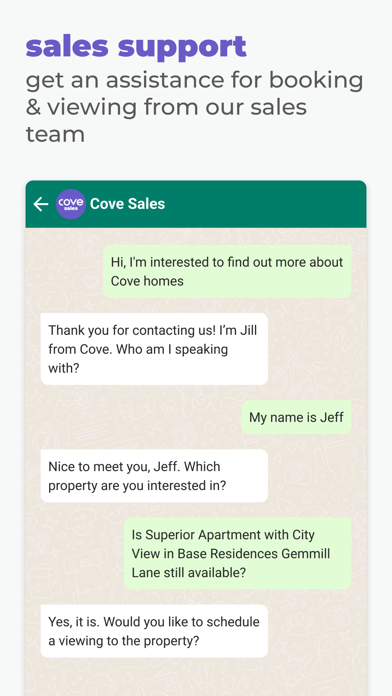 Cove: Co-living & Apartments Screenshot