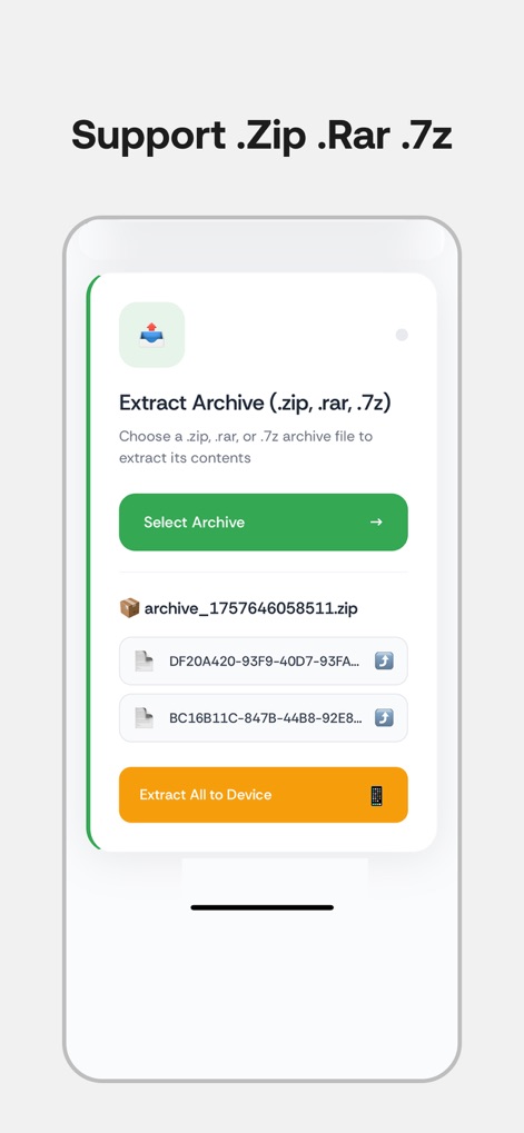 Unzip Fast - ZIP RAR 7Z - Productivity App | MWM