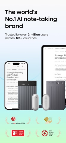 Plaud: AI Note Taker App Store preview screenshot 1