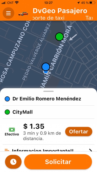 DvGeo Pasajero Screenshot