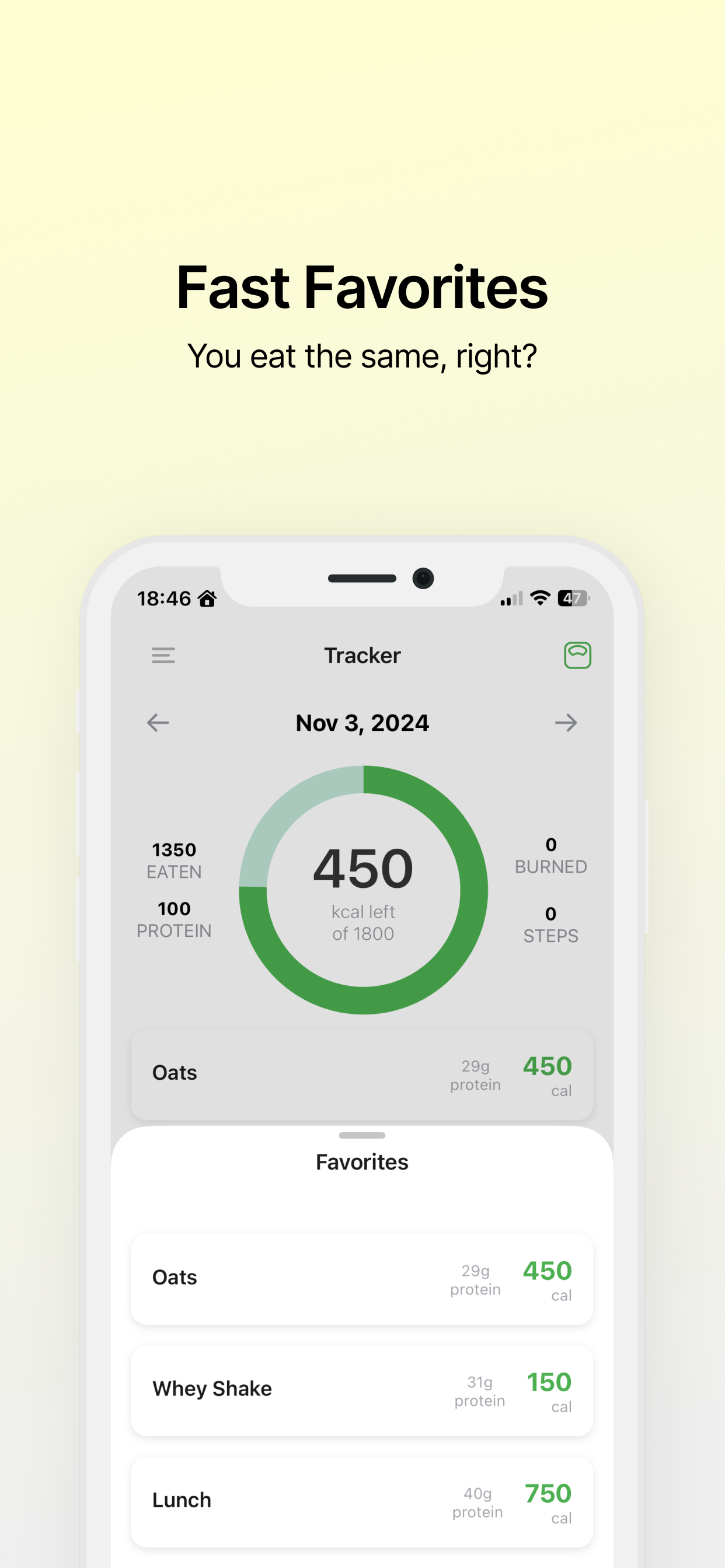 Quick Track - Calorie Counter
