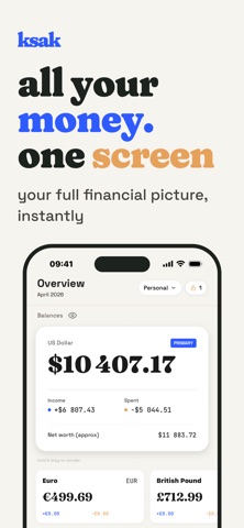 ksak: Income & Expense Tracker screenshot