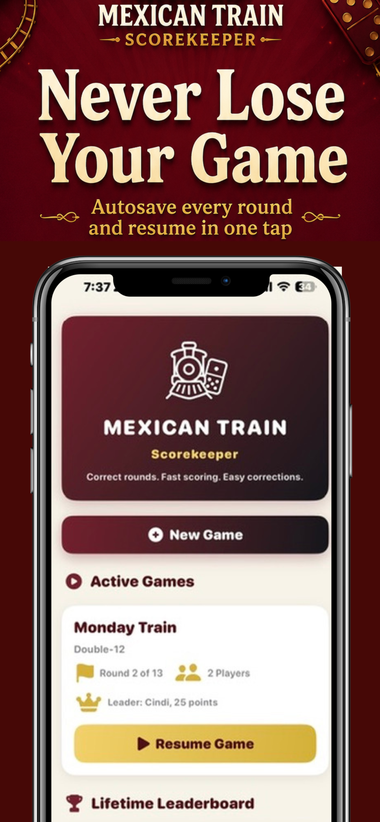 Mexican Train Scoreboard screenshot 5