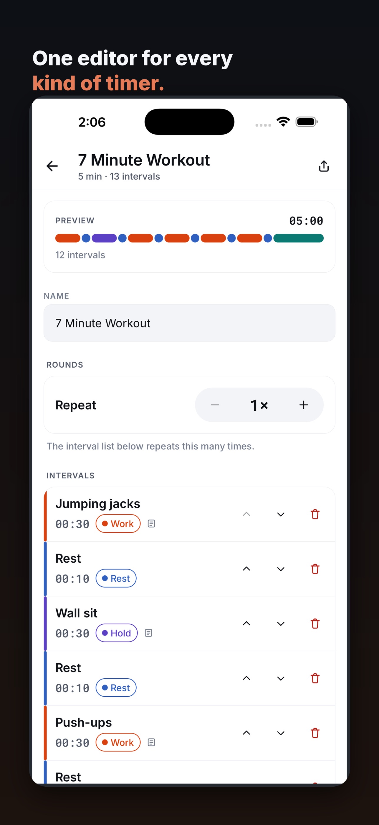 Screenshot 4 of Interval Timer Studio