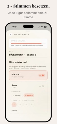 Spielpartner:in – Textprobe iPhone screenshot