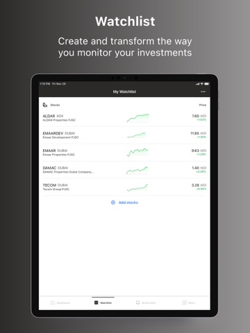 Aldar Investor Relations iPad screenshot