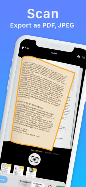 Faster Scan - Fast PDF Scanner screenshot 1