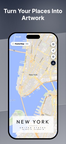 PosterMap: Custom Map Maker Screenshot 2 of 6