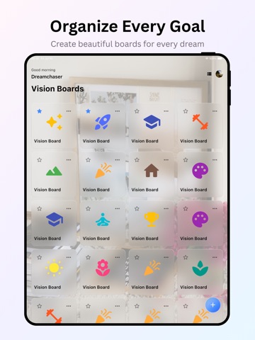 Vision Board: Goals & Dreams iPad screenshot