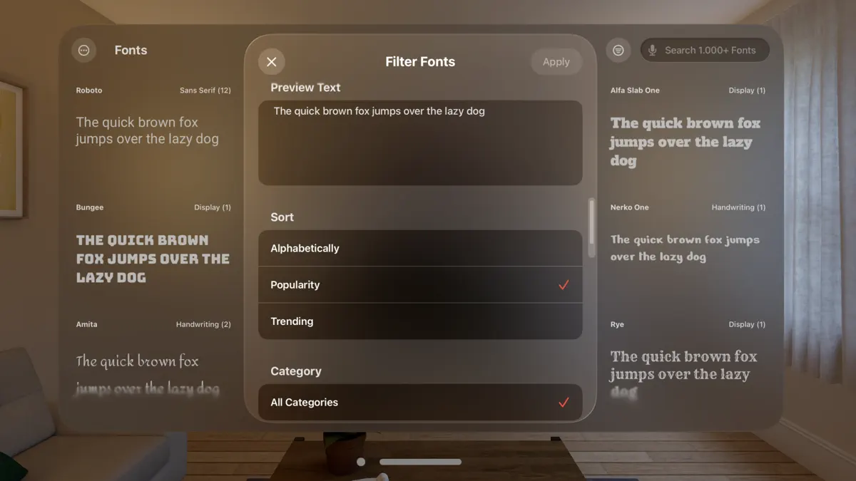 Fontastic - Install Fonts screenshot 2