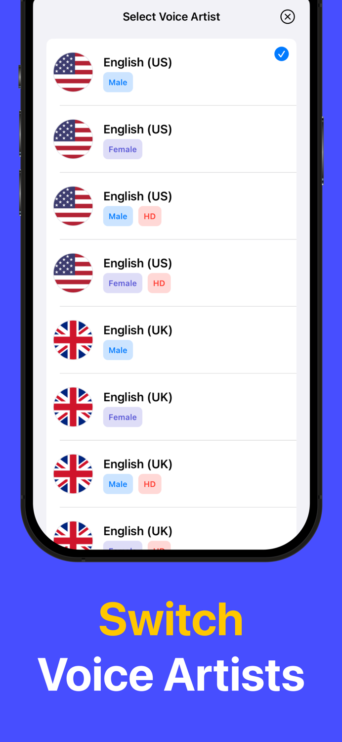 Text to Speech AI - Voice Over