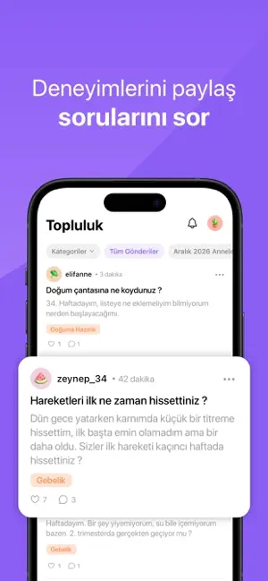 MomMentor - Hamilelik Takibi iPhone screenshot 5