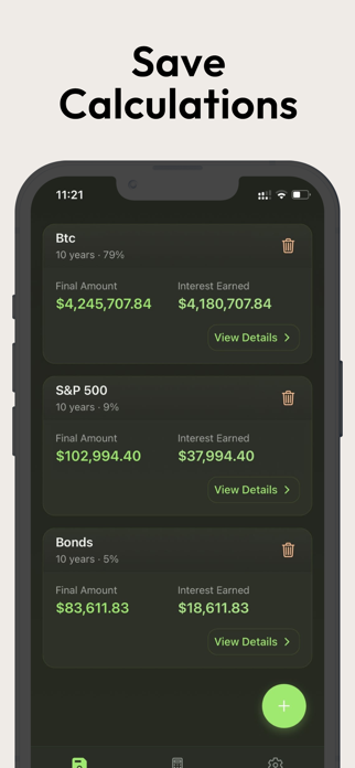 Compound Interest Cal+ Screenshot 5 of 5