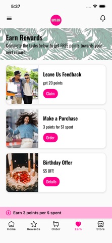Baya Bar Rewards screenshot
