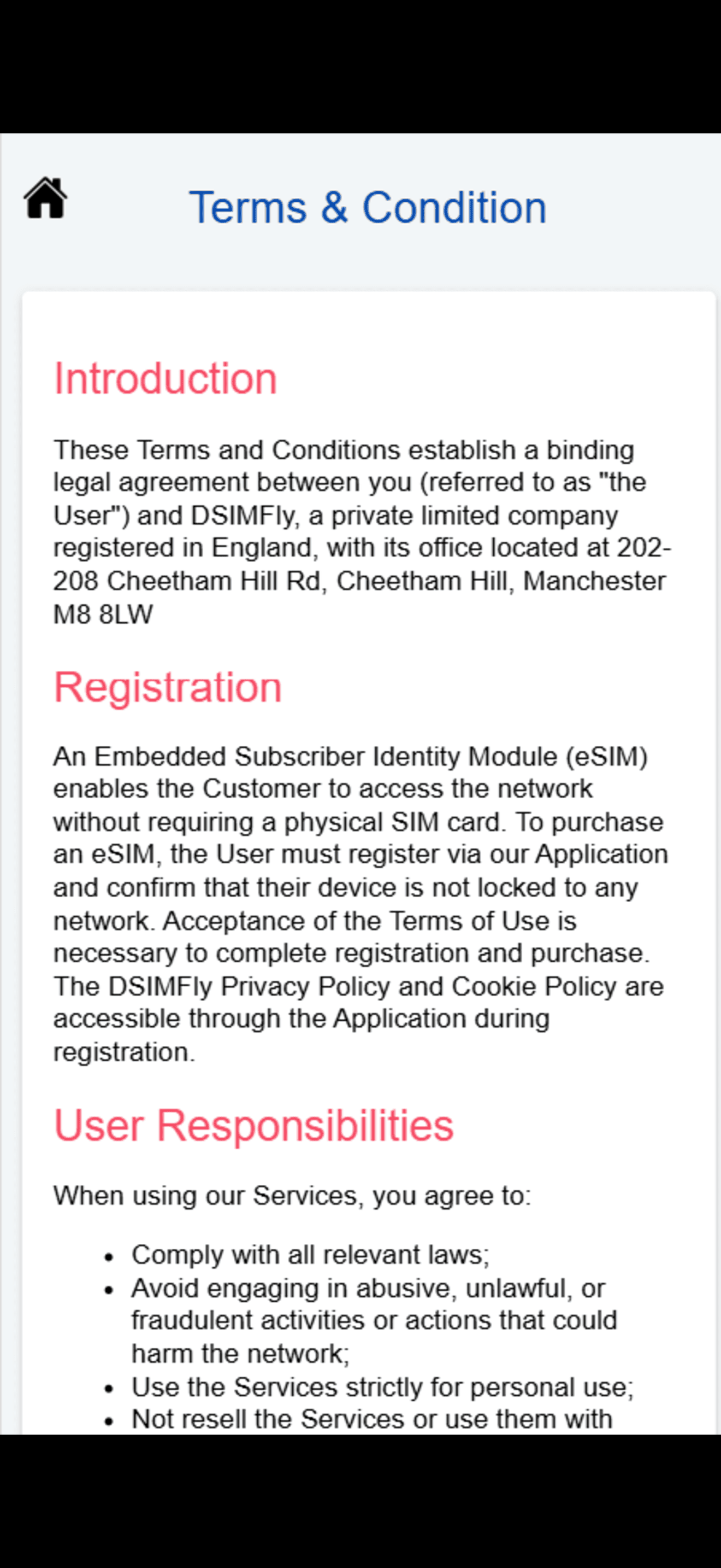 Dsimfly : eSIM for Travel