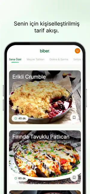 Biber: Akıllı Yemek Tarifleri screenshot 4