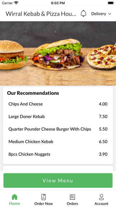 Wirral Kebab & Pizza House Screenshot