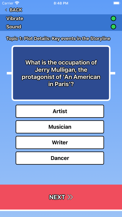An American in Paris Trivia Screenshot
