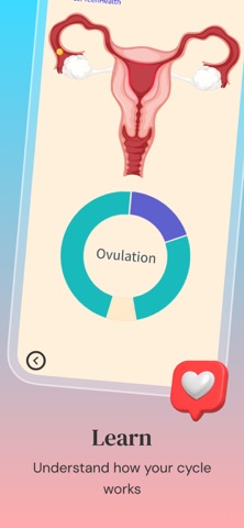 Luna Period Tracker For Teens iPhone screenshot