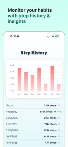 Step Tracker - Penguin Waddle screenshot