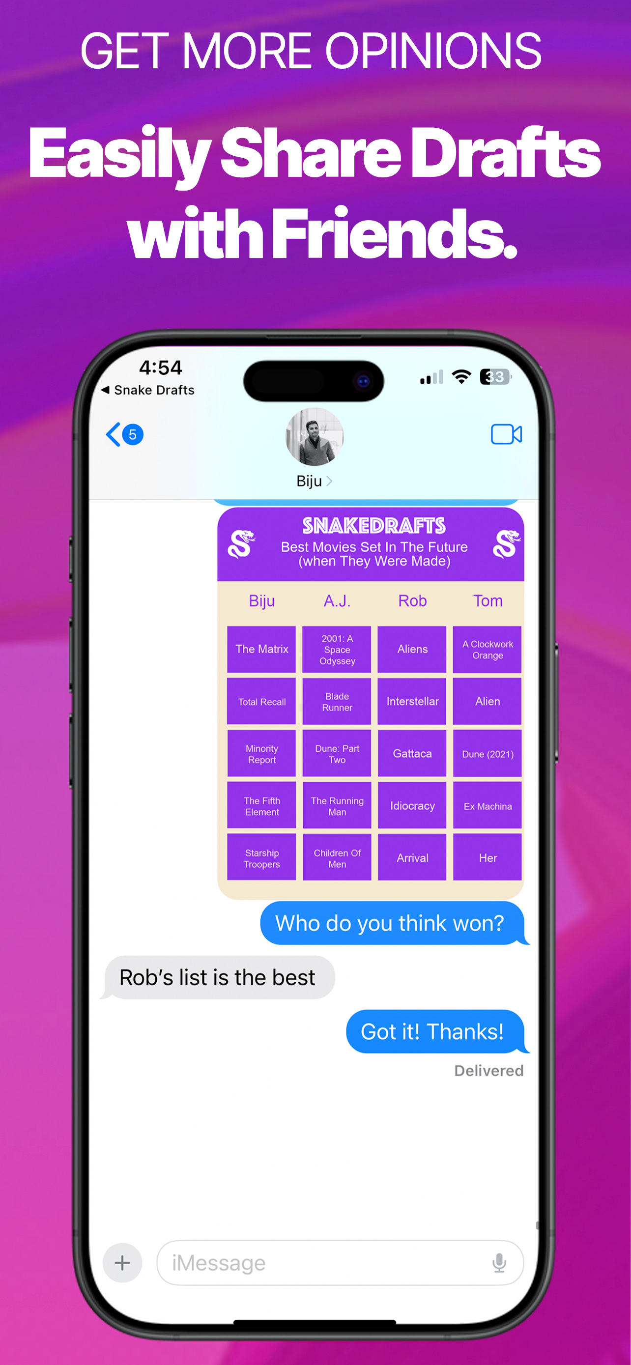 SnakeDrafts