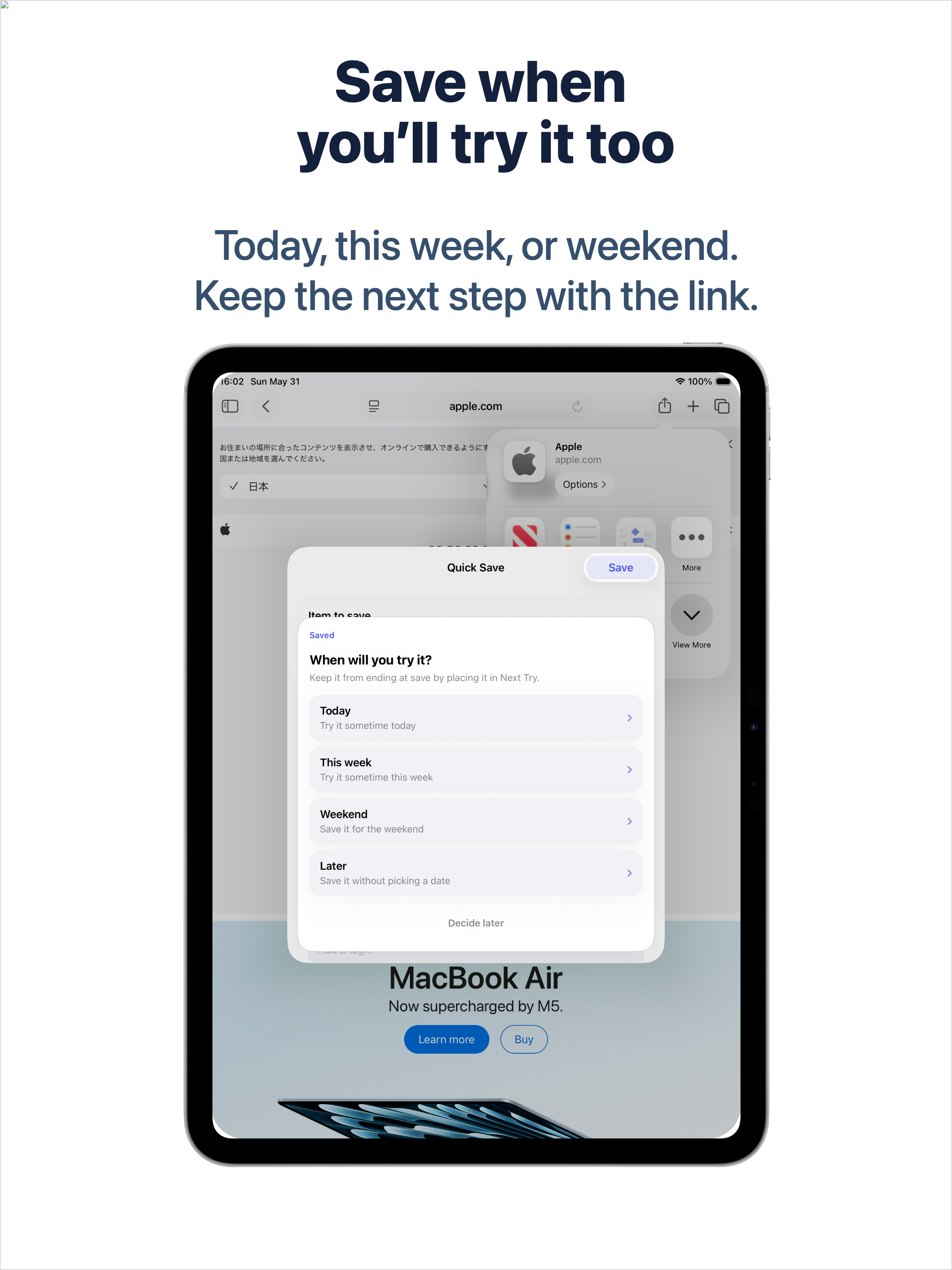 Tryve - Bookmarks into Action